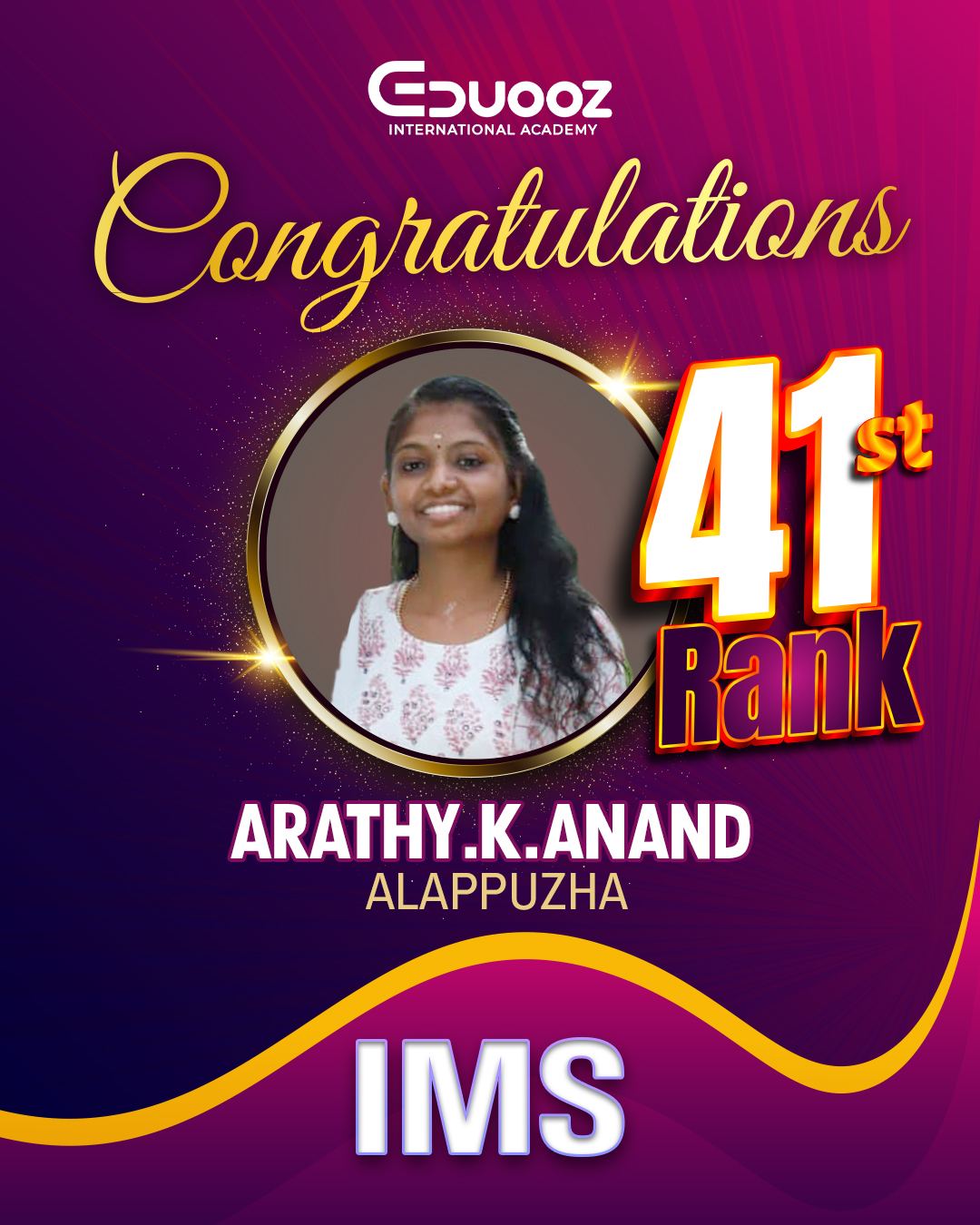 Rank holder portrait: 41 Arathy.k.anand.jpg